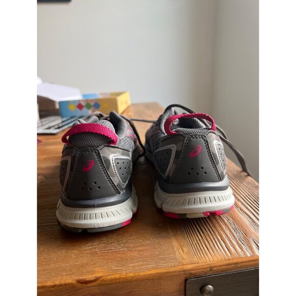 Women’s ASICS gray + pink  gel contend  running shoe size 9 - Picture 5 of 6